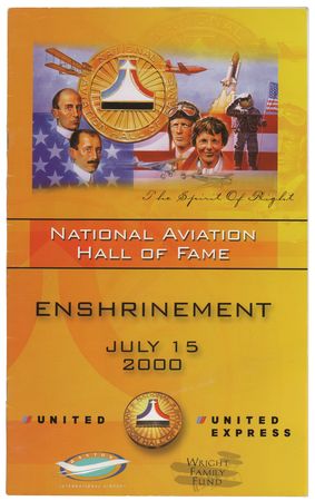 Lot #7560 Buzz Aldrin and Gene Cernan Signed Program - Image 1