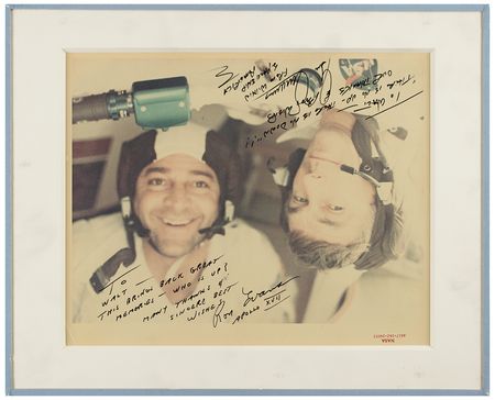Lot #7554 Gene Cernan and Ron Evans Signed Photograph - Image 2