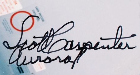 Lot #7002 Gordon Cooper, Scott Carpenter, and Wally Schirra Signed Photograph - Image 3