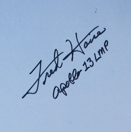 Lot #7379 Fred Haise Signed Oversized Photograph - Image 2