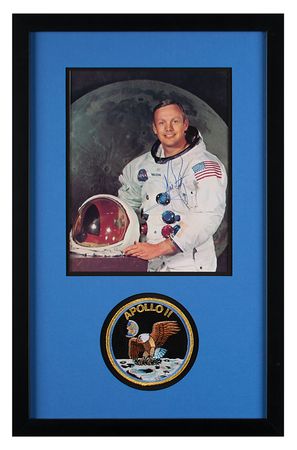 Lot #7278 Neil Armstrong Signed Photograph - Image 1