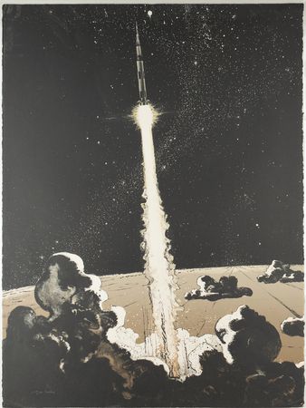 Lot #7804 Robert McCall Suite of (5) Signed Lithographs - Image 2