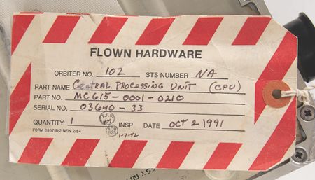 Lot #7675 Space Shuttle Flown General Purpose Computer: CPU and IOP - 20 Missions! - Image 11