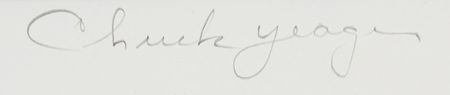 Lot #7817 Chuck Yeager Signed Print - Image 2