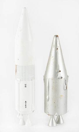Lot #7758 USAF (2) Rocket Models - Image 1