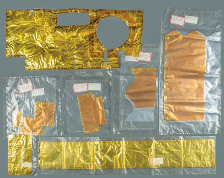 Lot #7784 High Energy Astronomy Observatory (7) AluminizedPolyimide MLI Blankets - Image 1