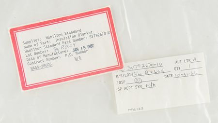 Lot #7784 High Energy Astronomy Observatory (7) AluminizedPolyimide MLI Blankets - Image 2