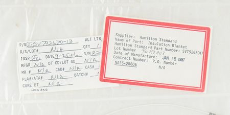 Lot #7784 High Energy Astronomy Observatory (7) AluminizedPolyimide MLI Blankets - Image 3