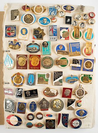 Lot #7727 Soviet Union Space Pins Collection of (500+) - Image 1