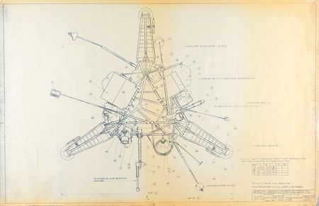 Lot #7795 Surveyor NASA Model Blueprints (1962) - Image 1