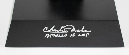 Lot #7509 Charlie Duke Signed Saturn V Rocket Model - Image 2