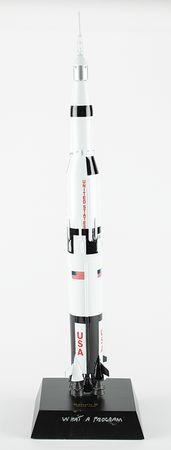 Lot #7509 Charlie Duke Signed Saturn V Rocket Model - Image 3