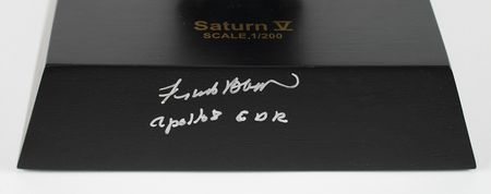 Lot #7211 Frank Borman Signed Saturn V Rocket Model - Image 2