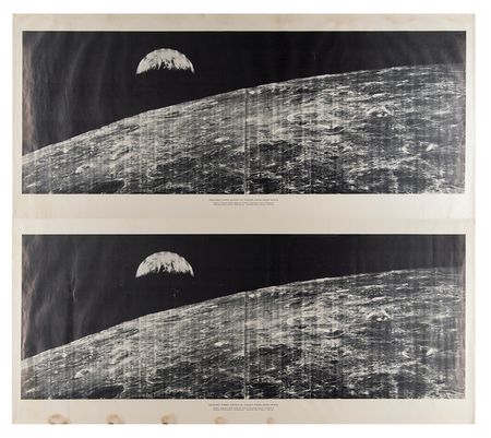 Lot #7790 Lunar Orbiter 1 (2) Posters - Image 1