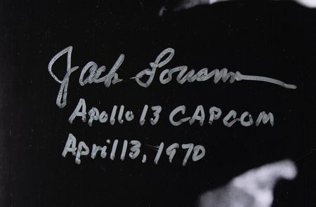 Lot #7383 Fred Haise and Jack Lousma Signed Oversized Photograph - Image 3