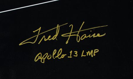 Lot #7385 Fred Haise and Jack Lousma Signed Panoramic Photograph - Image 3