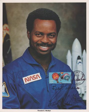 Lot #7705 Ron McNair Signed Photograph - Image 1