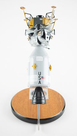 Lot #7549 Gene Cernan Signed Apollo 17 CSM/LM Model - Image 3