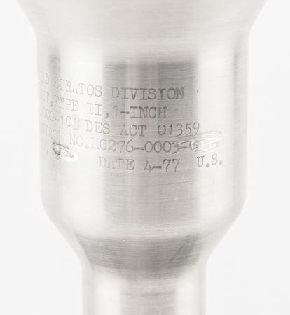 Lot #7688 Space Shuttle Orbiter to Ground Helium Supply Disconnect - Image 5