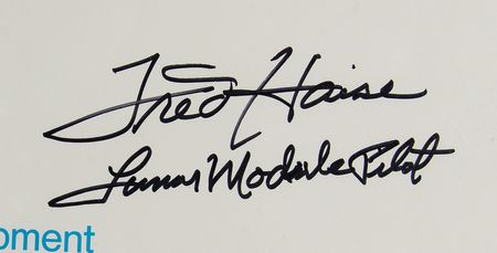 Lot #7376 Fred Haise Signed Poster - Image 2