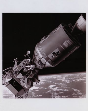 Lot #7803 Apollo 9: Russell Arasmith Original Painting - Image 3