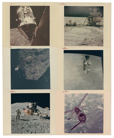 Lot #7161 Apollo Program (6) Original Red-Numbered