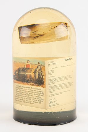 Lot #7601 Skylab Flown Oxygen Supply Tank Fragment - Image 1