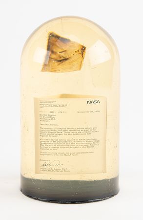 Lot #7601 Skylab Flown Oxygen Supply Tank Fragment - Image 3