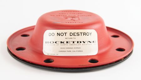 Lot #7135 Apollo Saturn V J-2 Engine Oxidizer Valve Cover - Image 1