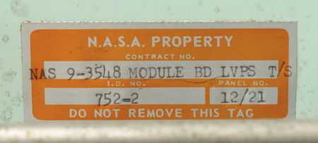 Lot #7123 Apollo Lunar TV GSE Power Supply Panel - Image 3