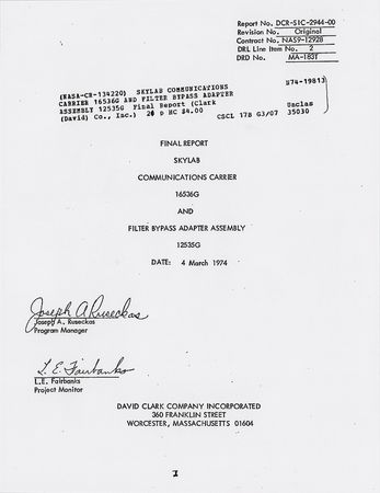 Lot #7534 Apollo 17 Lunar Flown Communications Carrier Electronic Module Worn by Gene Cernan - Image 16