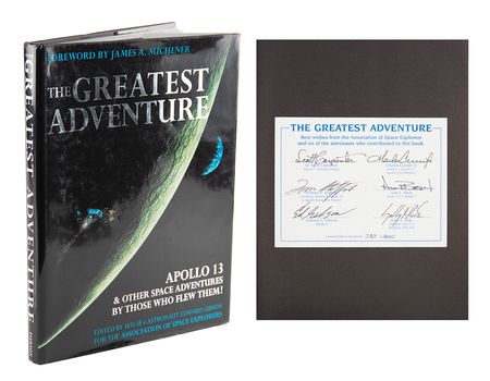 Lot #7566 Astronauts Signed Book with Carpenter, Conrad, and Bean - Image 1