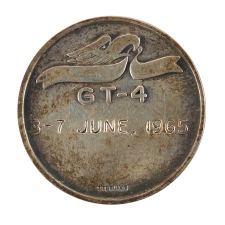 Lot #7078 Gemini 4 Flown Fliteline Medallion - Image 2