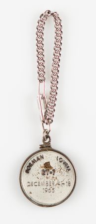 Lot #7081 James Lovell's Gemini 7 Flown Fliteline Medallion - Image 2