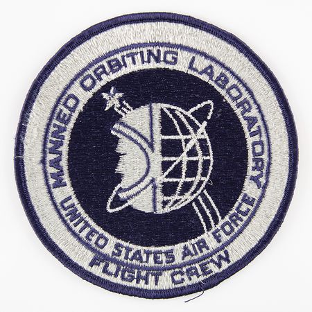 Lot #7085 Karol Bobko's Manned Orbiting Laboratory (MOL) Flight Crew Patch - Image 1