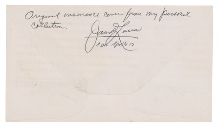 Lot #7358 James Lovell's Apollo 13 'Type 1' Insurance Cover - Image 2