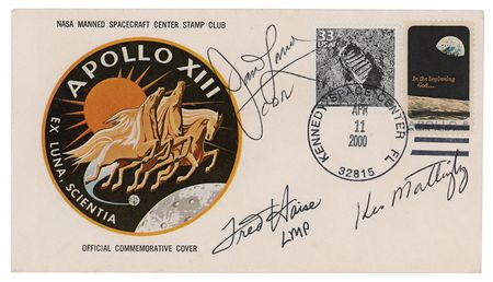 Lot #7351 Apollo 13 Signed Limited Edition Cover — From the Fred Haise Personal Archive - Image 1