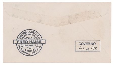 Lot #7351 Apollo 13 Signed Limited Edition Cover — From the Fred Haise Personal Archive - Image 2