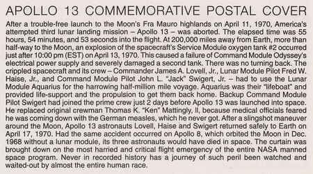 Lot #7351 Apollo 13 Signed Limited Edition Cover — From the Fred Haise Personal Archive - Image 4