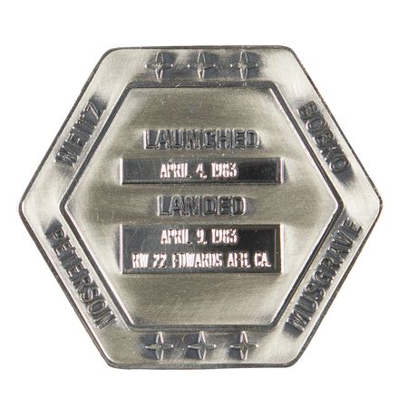 Lot #7617 Shannon Lucid's STS-6 Unflown Robbins Medallion - Image 2