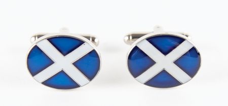 Lot #7480 Al Worden's Experimental Test Pilot Cufflinks - Image 1