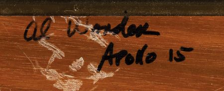 Lot #7467 Al Worden's (2) Plaques: Rotary International and Continental Airlines - Image 2