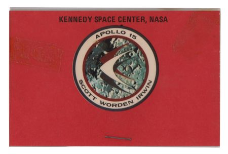 Lot #7473 Al Worden's Apollo 15 Launch Pass - Image 1