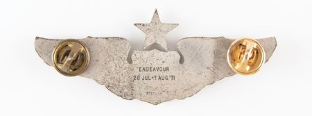 Lot #7477 Al Worden's Astronaut Badge - Image 2