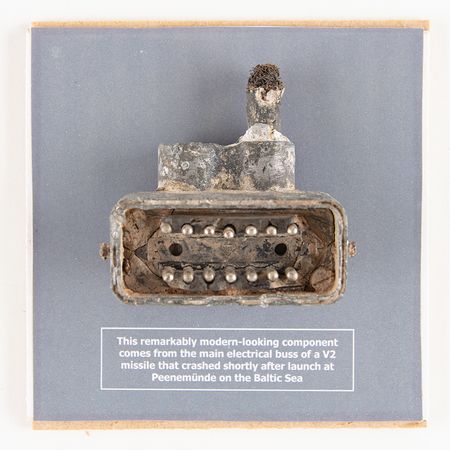 Lot #7775 German V-2 Flown Electrical Bus Component - Image 1