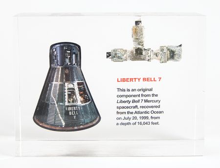 Lot #7018 Liberty Bell 7 Flown Fragment - Image 1