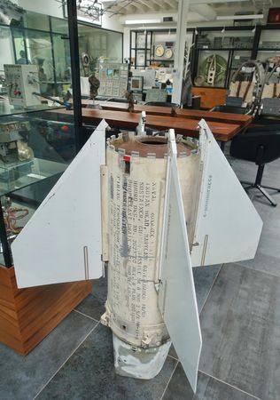 Lot #7762 Bullpup Missile Fin Can and Tail - Image 1