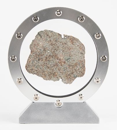Lot #7818 Large Erg Chech 002 Meteorite Slice - Image 2
