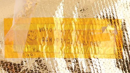 Lot #7622 STS-8 Flown Gold Shuttle Blanket - Image 2