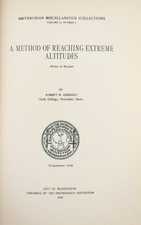 Lot #7779 Robert H. Goddard: First Edition of Rockets (1946) - Image 3